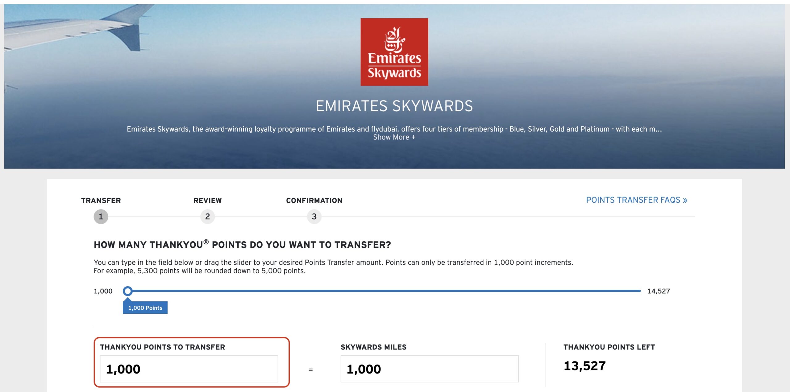 Citi ThankYou Rewards Transfer Partners - How To Submit A Transfer Request